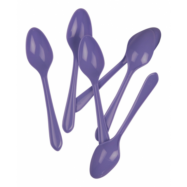 FS Dessert Spoon Lilac 20pk