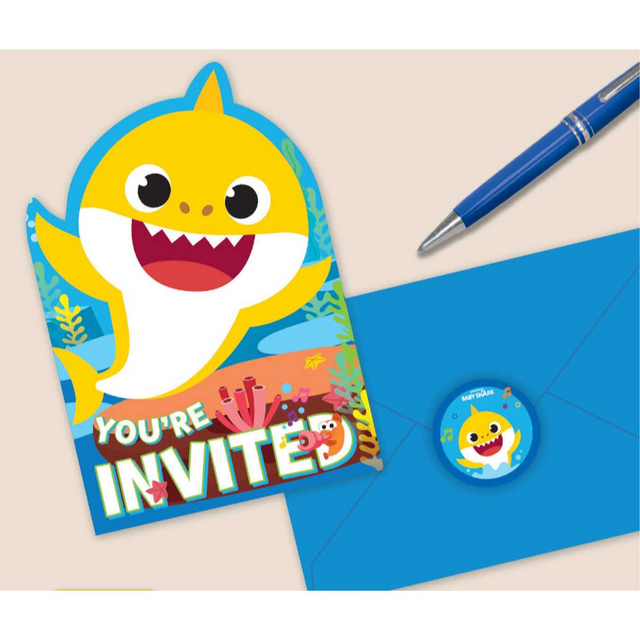 Baby Shark Invites