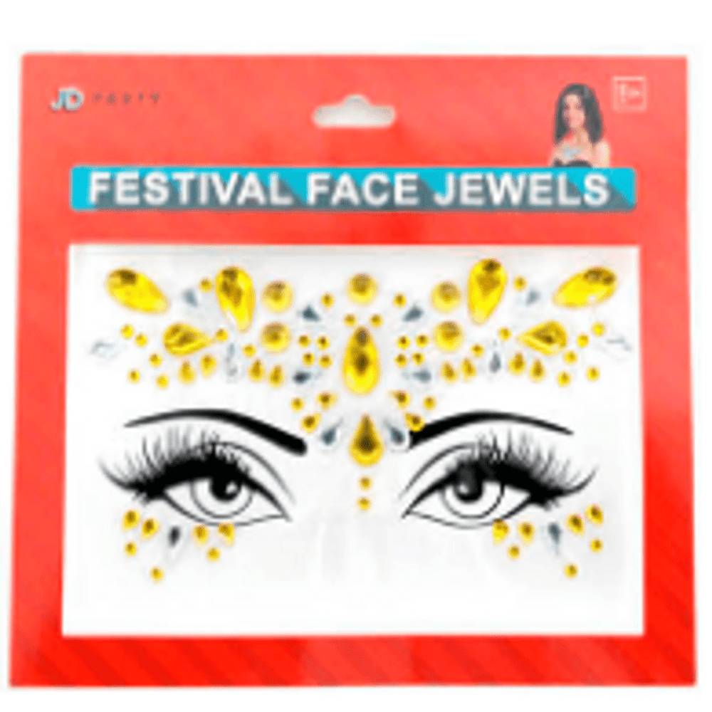 Diamonte Face (Gold)