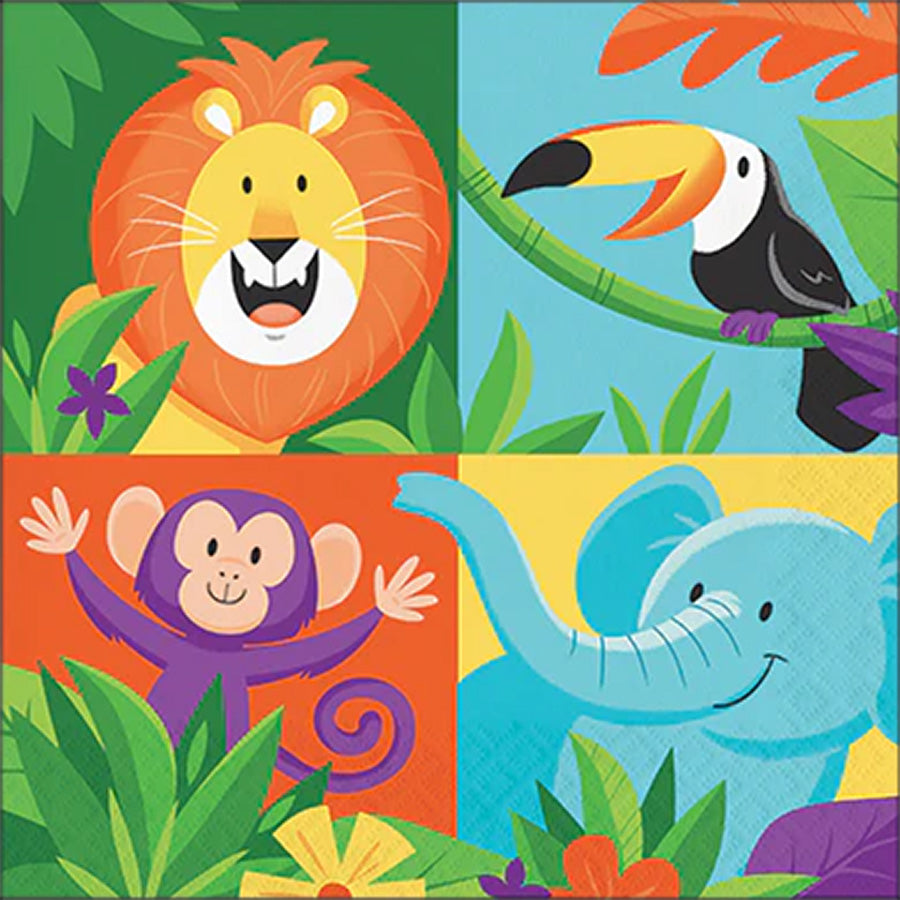 Jungle Safari Lunch Napkins PK16