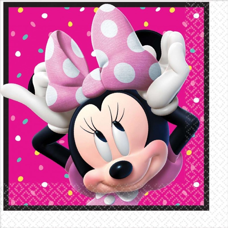 Minnie mouse lunch napkin