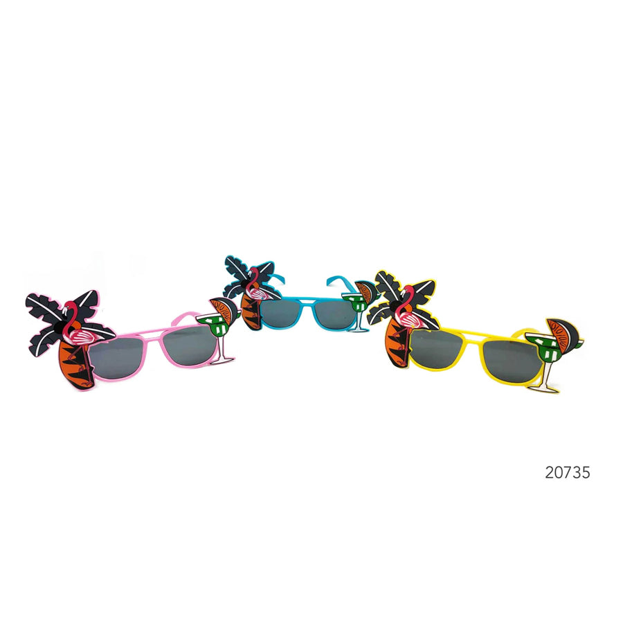 Party Glasses Hawaiian