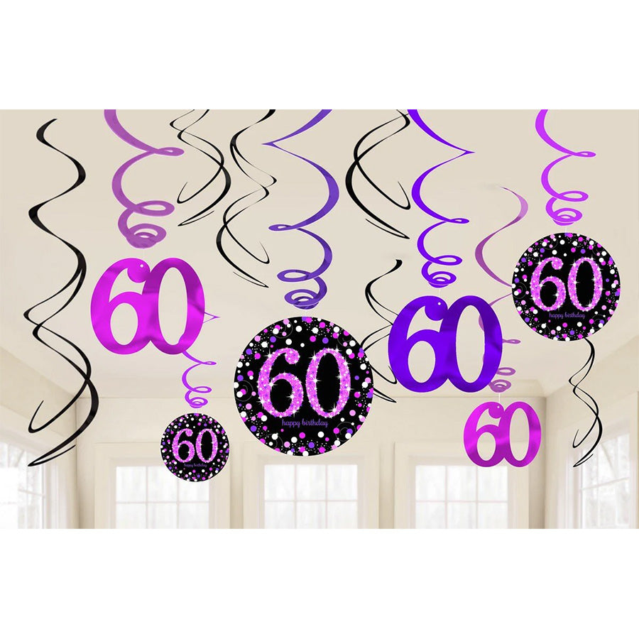 Pink Celebration 60 Swirl Value Pack PK12
