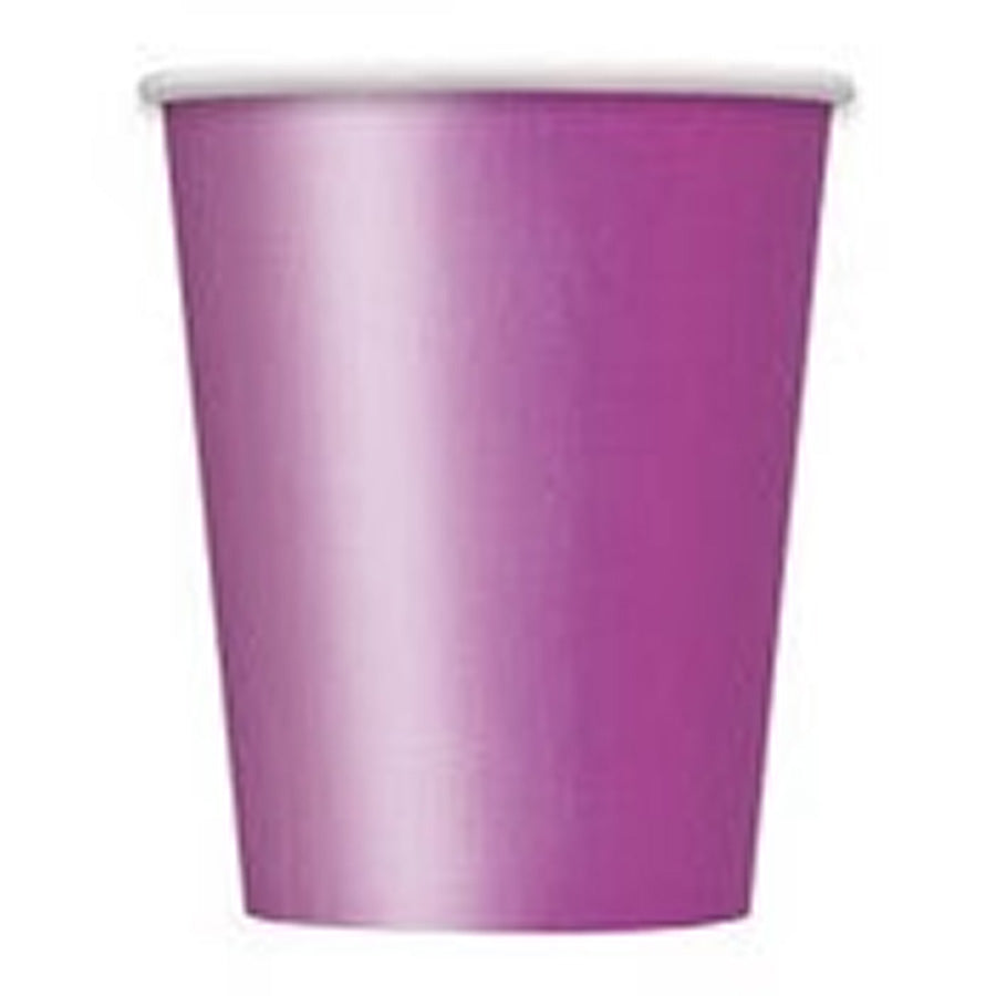 Pretty Purple 14 x 270ml (9oz) Paper Cups