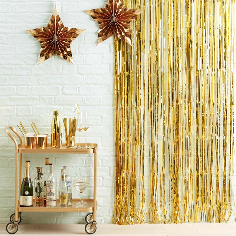 Metallic Curtain (Gold)