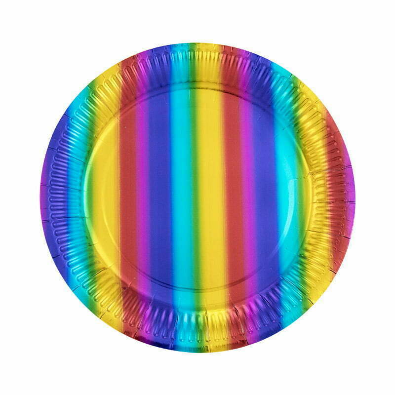 9" RAINBOW PLATES