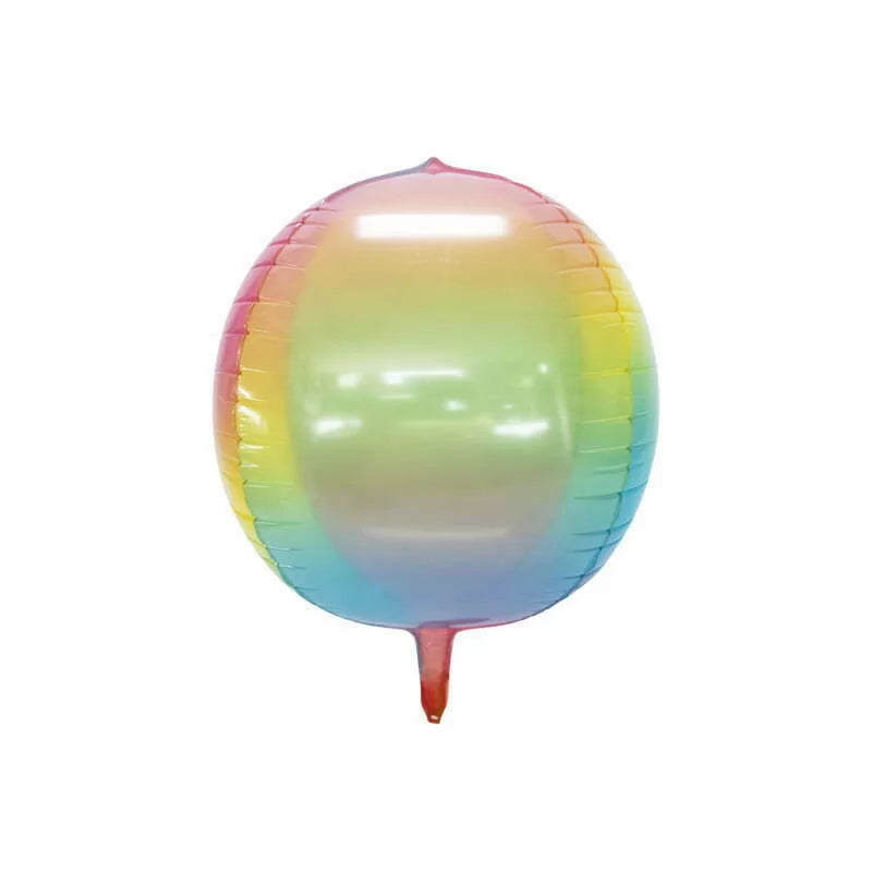 Foil Balloon Orb – Pastel