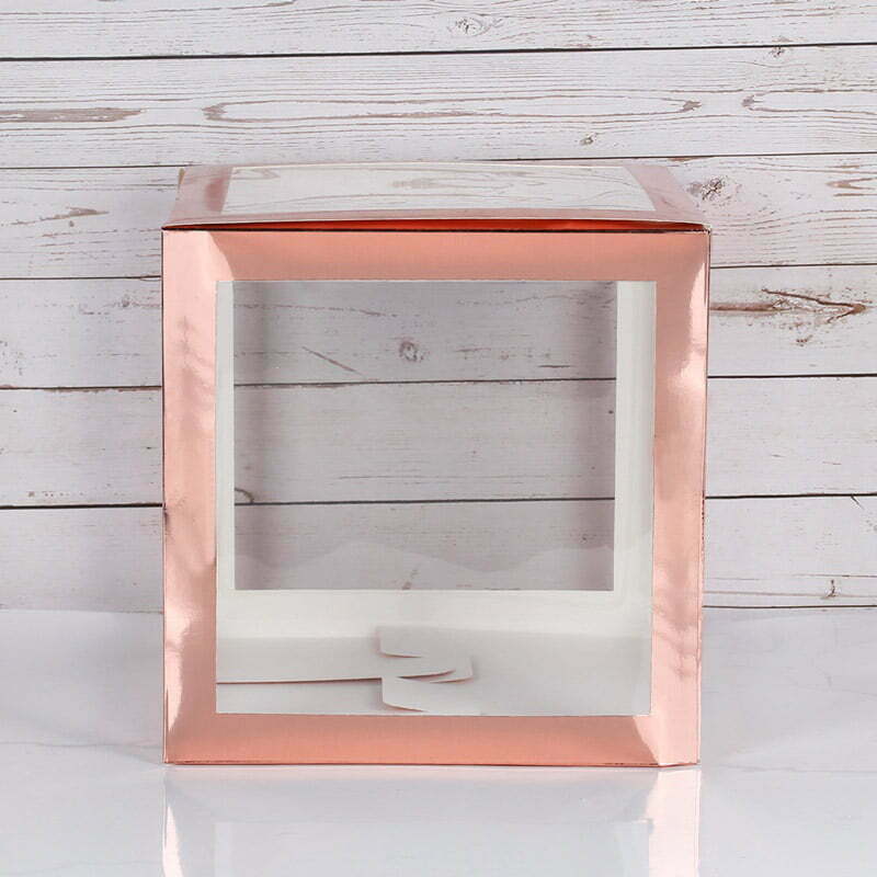 Balloon Box Rose Gold