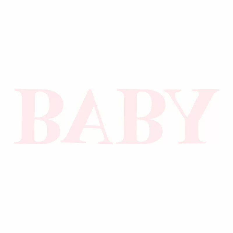 Baby Pink Letter Paper Cutouts