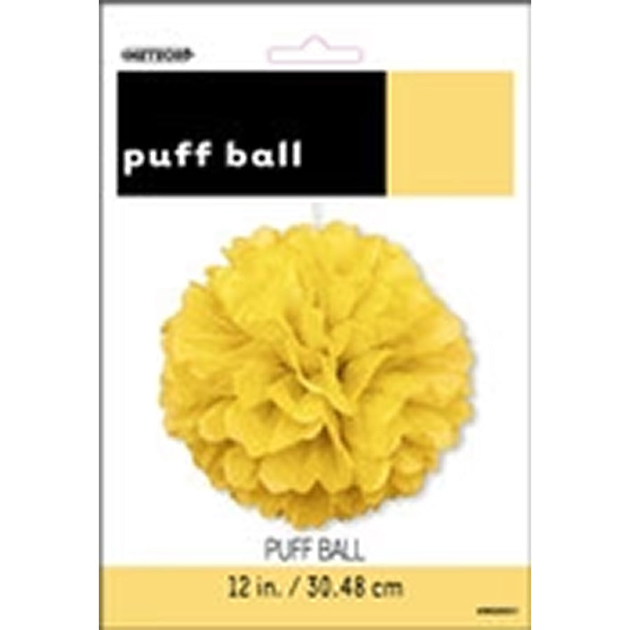 PUFF DECOR 30cm - YELLOW