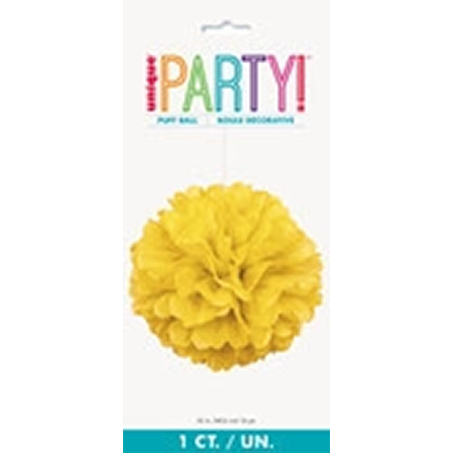 PUFF DECOR 40cm - YELLOW