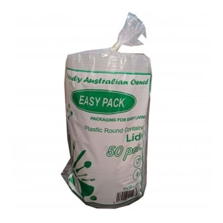 Round lid to suit 8Oz &amp; 16Oz PK50