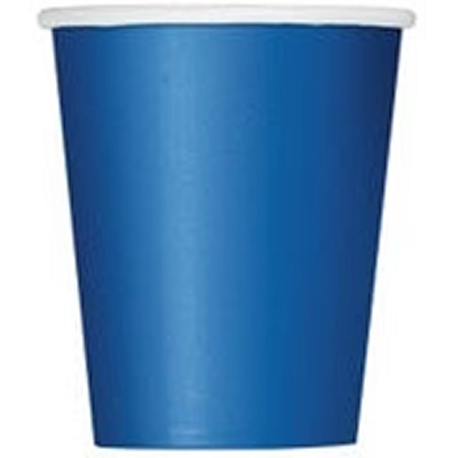 Royal Blue 14 x 270ml (9oz) Paper Cups