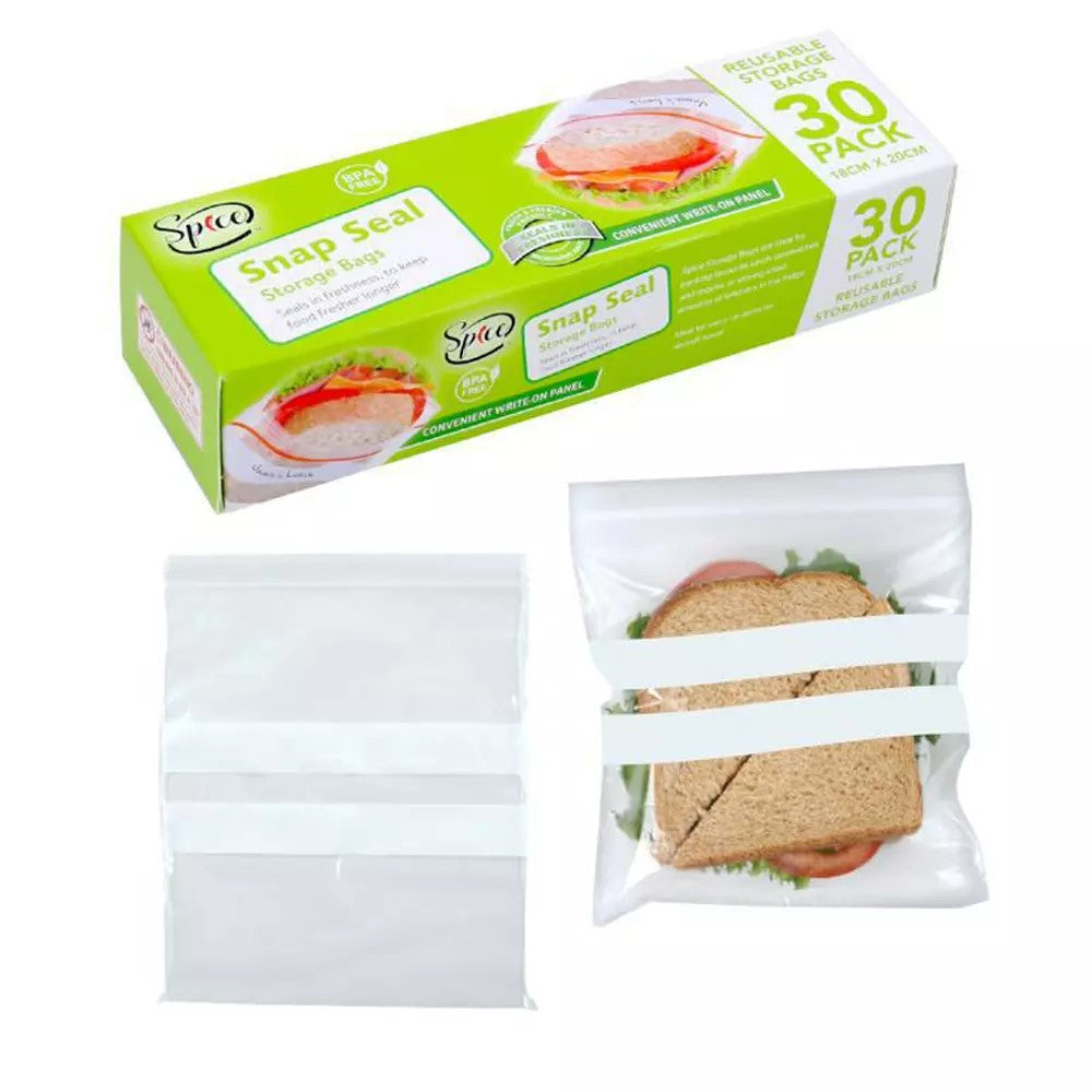 Zip seal storage bags
