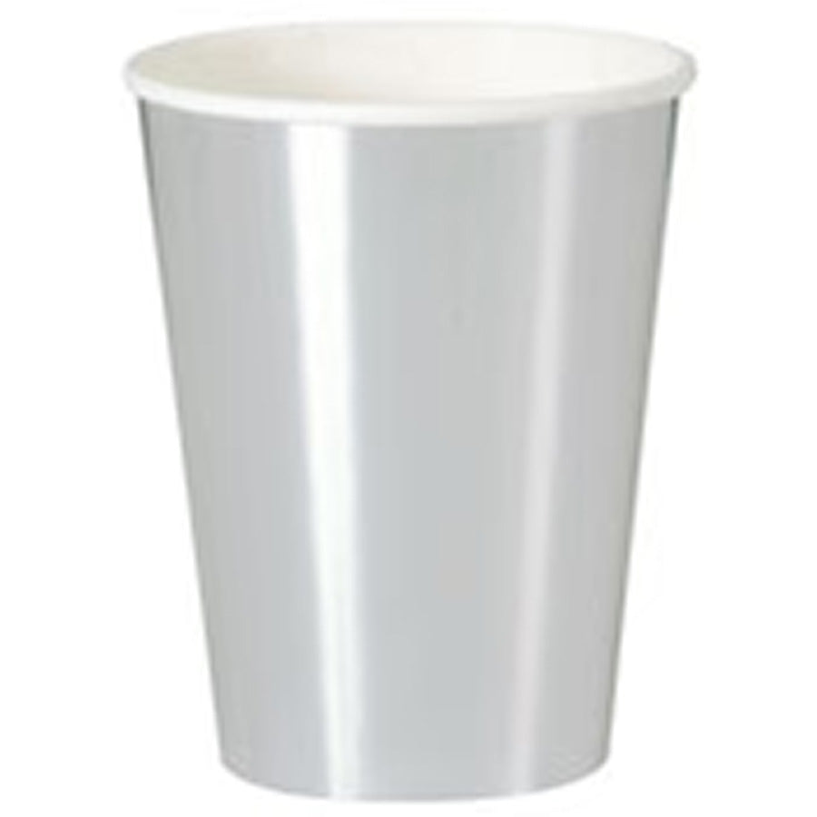 SILVER FOIL 8 x 9oz CUPS